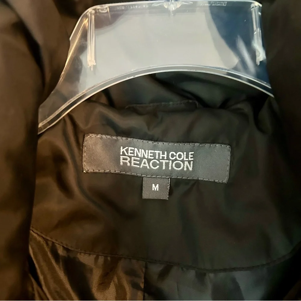 Kenneth Cole Reaction mid-length black coat. - Picture 2 of 6